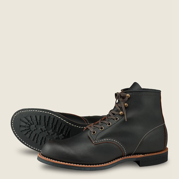 Heritage Støvler Herre - Red Wing Blacksmith - 6-Inch Prairie Læder - Sort - WDGPKX-046